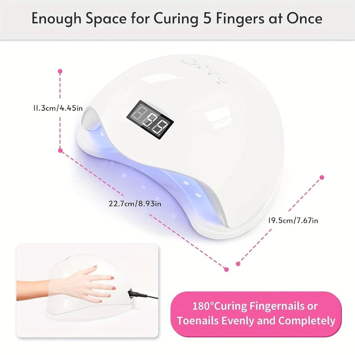 Nixora™ LumiCure Pro Nail Dryer